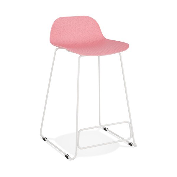Scaun de bar Kokoon Slade Mini, înălțime 66 cm, roz