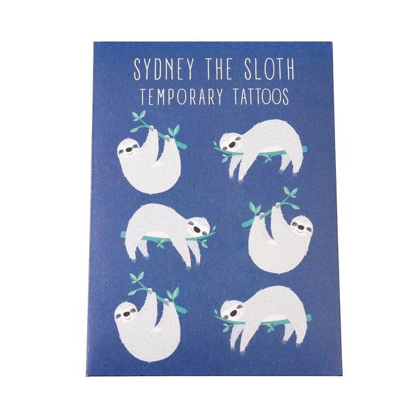 Set de tatuaje temporare Rex London Sydney The Sloth