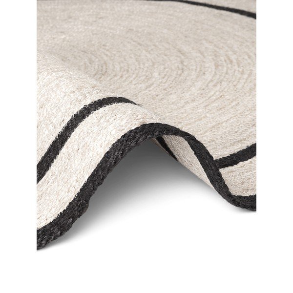 Covor în culoare naturală deschisă țesut manual rotund din iută ø 150 cm Lina – Hanse Home-image-4