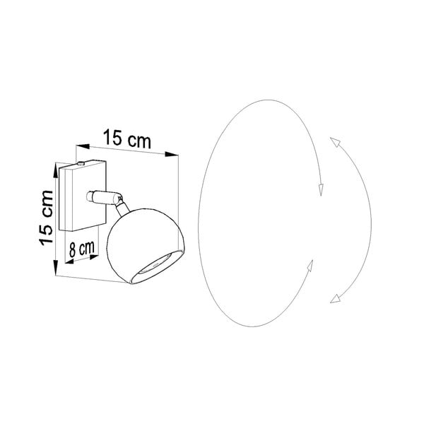 Aplică Sollux Ollo, alb mat-image-2