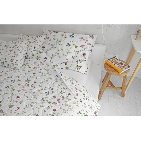 Set pilotă și față de pernă din bumbac satinat matlasat 140x200 cm – Butter Kings-image-1