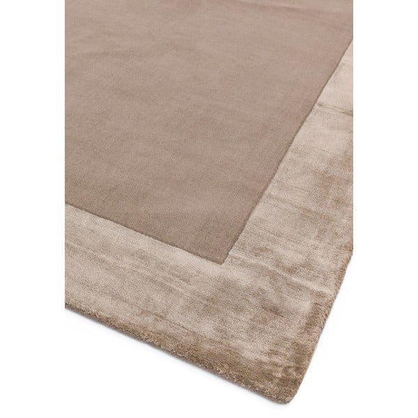Covor maro deschis handmade din amestesc de lână 160x230 cm Ascot – Asiatic Carpets-image-4