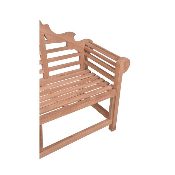 Bancă de grădină în culoare naturală din lemn masiv Picadilli – Garden Pleasure-image-1