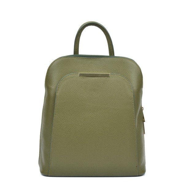 Rucsac din piele Renata Corsi Sofia, verde