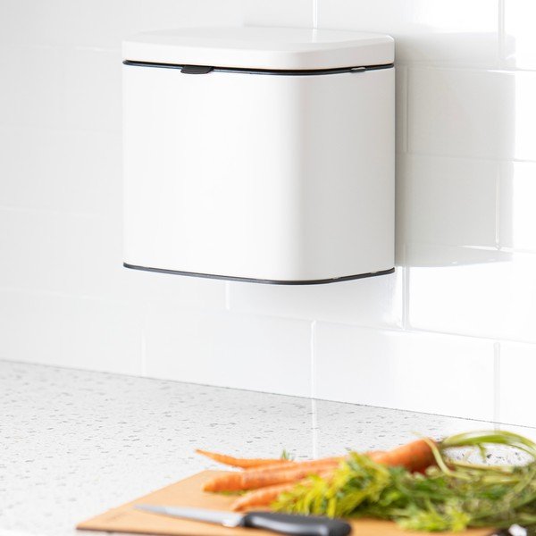 Recipient pentru deșeuri compostabile alb 4 l Essentials – Ladelle-image-1