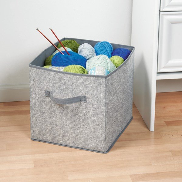 Cutie depozitare iDesign Aldo Cube, gri-image-1