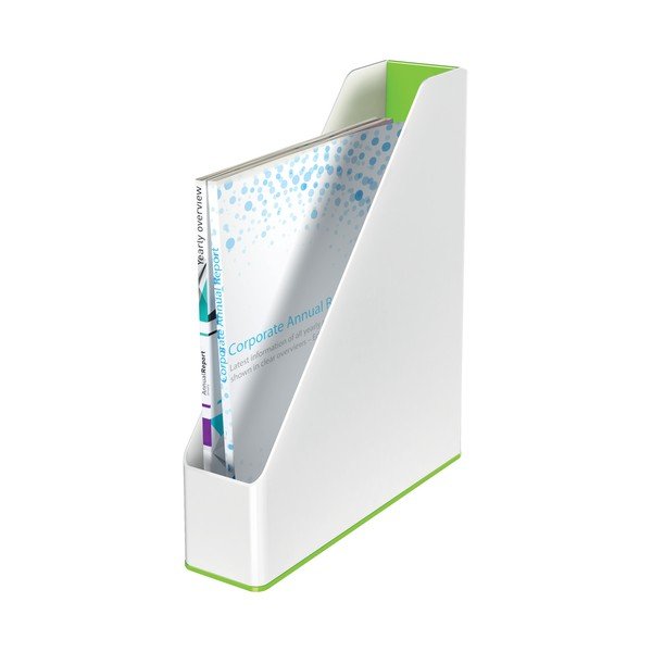 Suport de reviste Leitz WOW, alb-verde-image-2