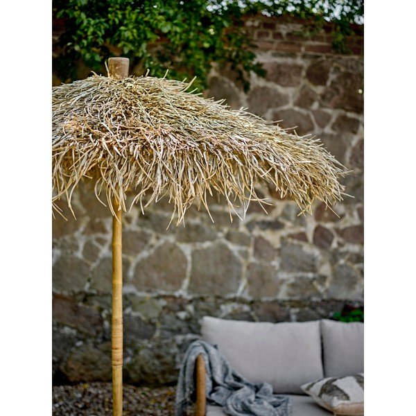 Umbrelă de soare în culoare naturală ø 160 cm Noia – Bloomingville-image-1