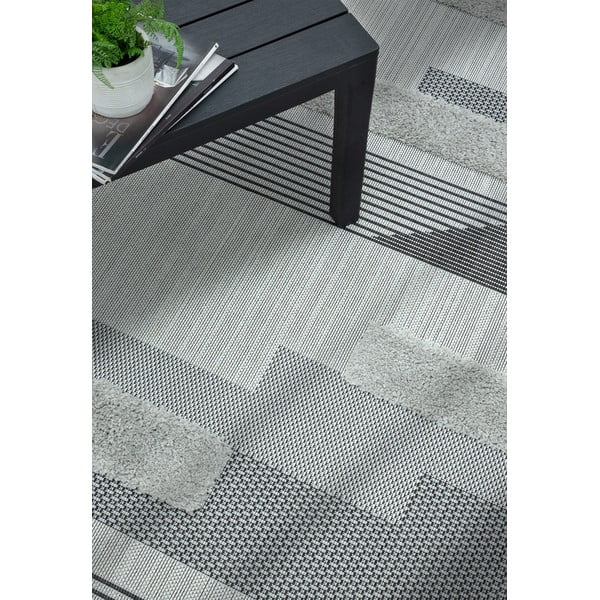 Covor de exterior gri 200x290 cm Monty – Asiatic Carpets-image-1