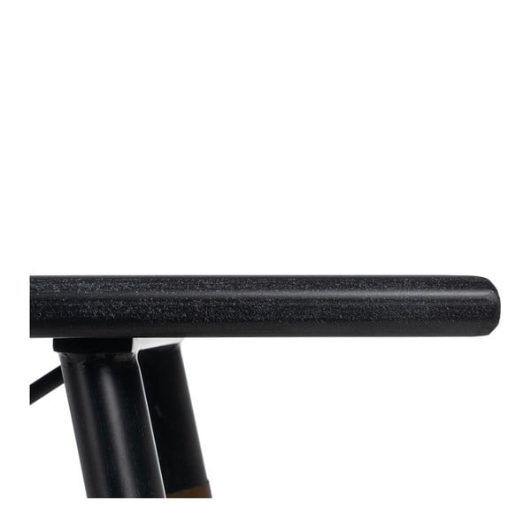 Masă consolă neagră din metal 38x120 cm Oslo – Ixia-image-4