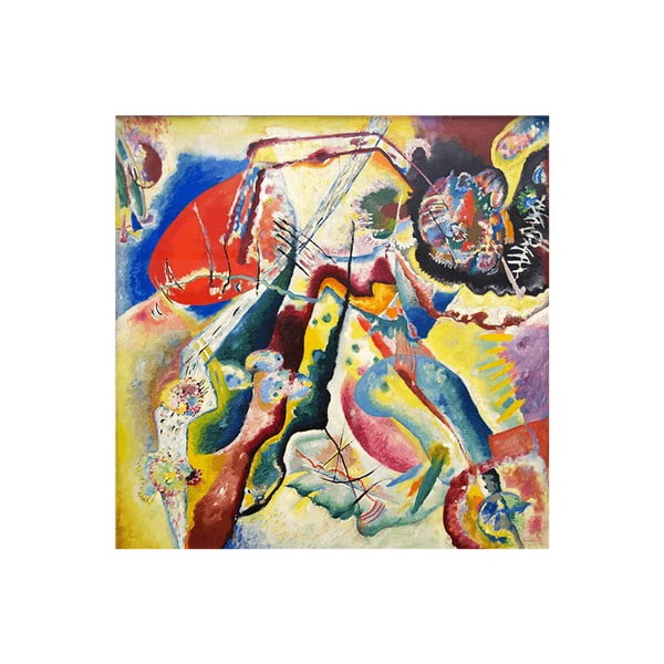 Tablou reproducere Vasili Kandinski, 70 x 70 cm 