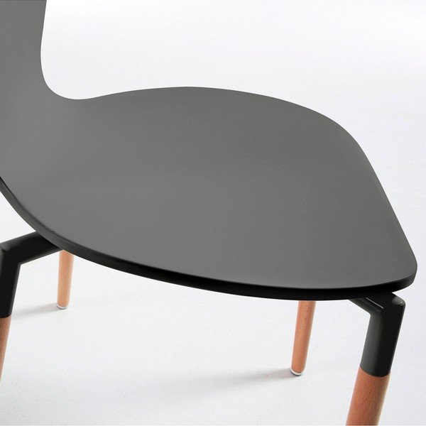 Set 4 scaune dining La Forma Eclectic, gri -image-1