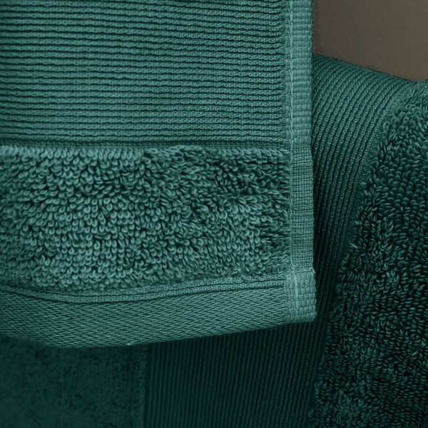 Prosoape de baie verde-închis 6 buc. din bumbac din frotir Anti-Bacterial – Catherine Lansfield-image-3