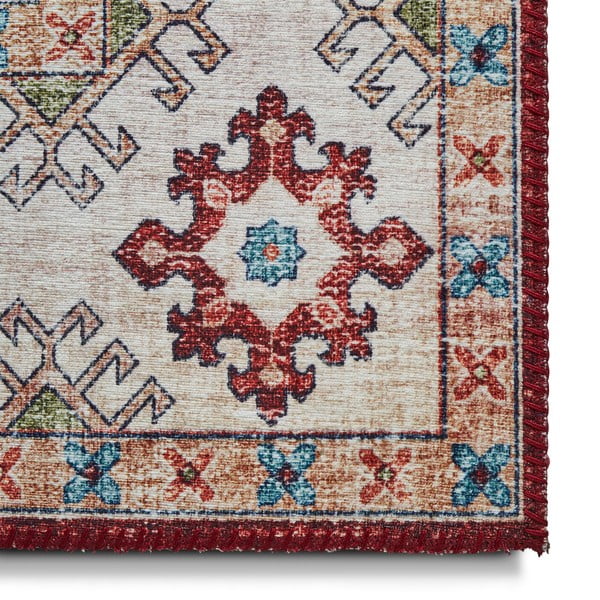 Covor de culoare roșie/bej 225x60 cm Topaz - Think Rugs-image-3