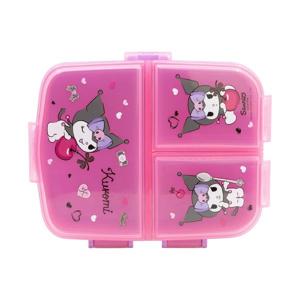 Cutie de gustări pentru copii roz din plastic Kuromi – STOR