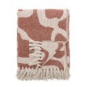 Pătură maro din bumbac reciclat 130x160 cm Salobre – Bloomingville