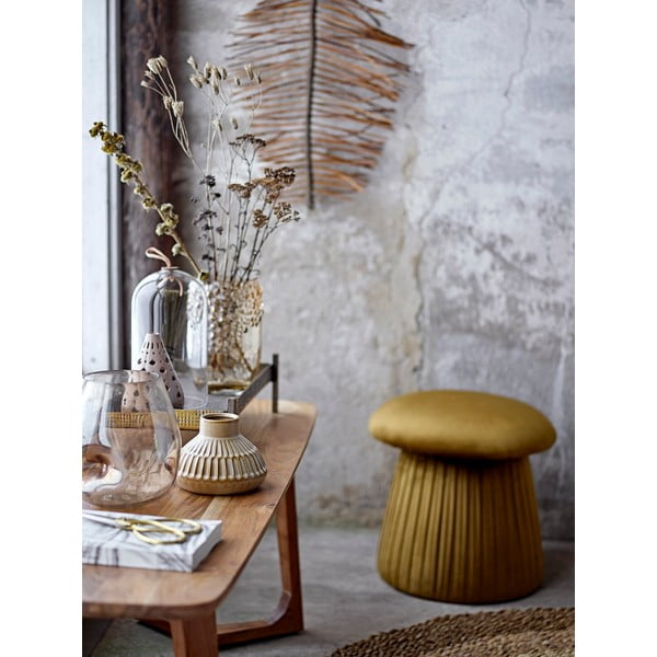 Taburet galben muștar Roberta - Bloomingville-image-1