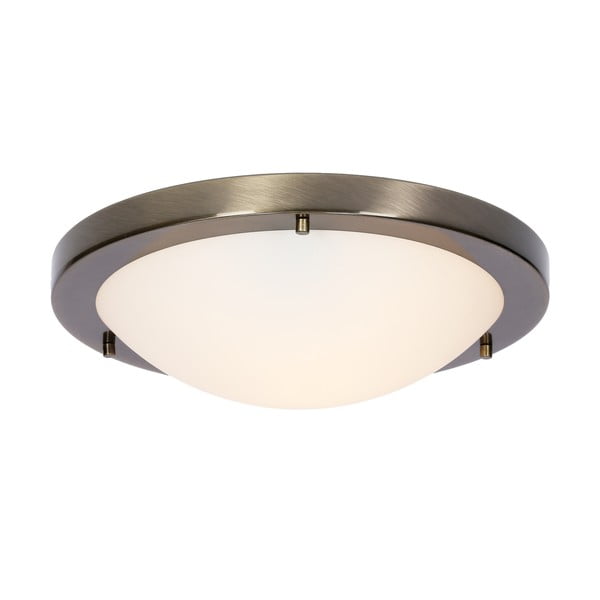 Plafonieră în culoarea bronz cu abajur din sticlă ø 18 cm Aquila – Candellux Lighting-image-3