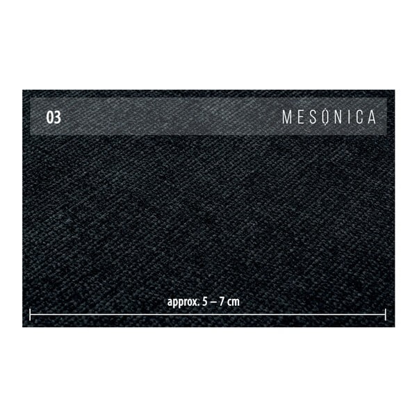 Canapea cu 3 locuri MESONICA Toro, negru-image-4