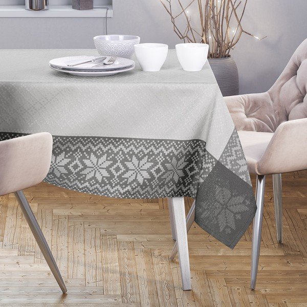 Față de masă cu model de Crăciun 140x300 cm    – AmeliaHome-image-1