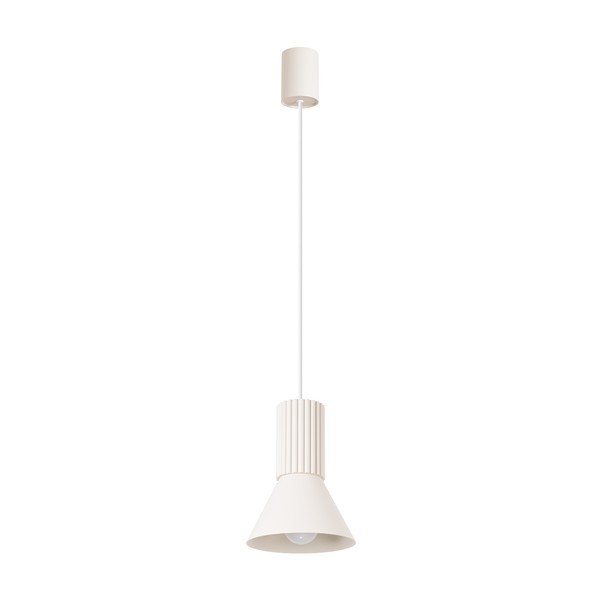 Lustră bej din metal ø 14 cm Niru – Sollux