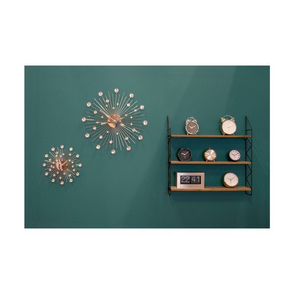 Ceas din lemn Karlsson Glass Wood-image-2