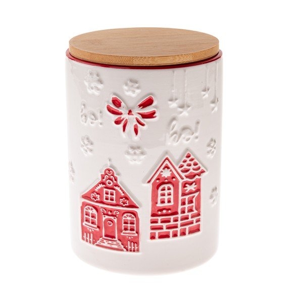Recipient din ceramică pentru biscuiți Christmas cottage – Dakls
