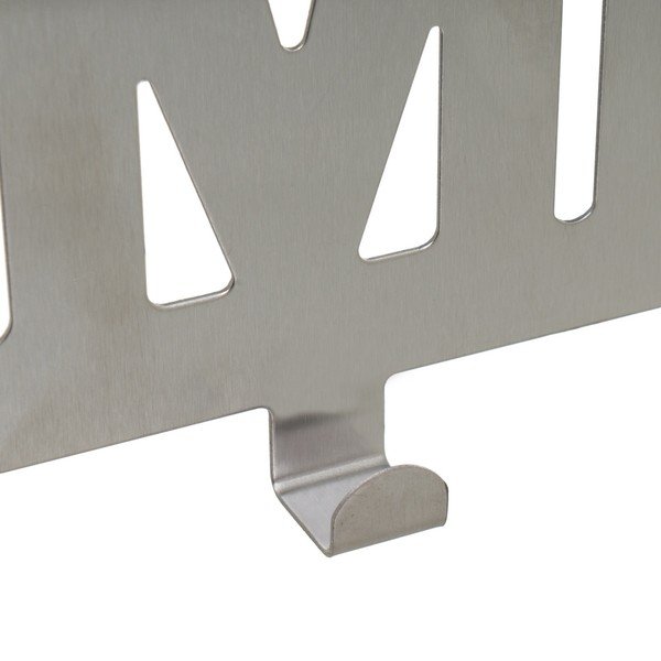 Cuier de ușă argintiu mat din metal 32 cm Home – Casa Selección-image-1