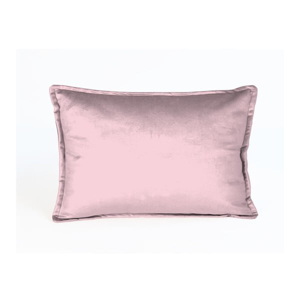 Față de pernă decorativă Velvet Atelier Tereza, 50 x 35 cm, roz