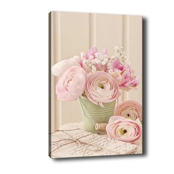 Tablou Pink Roses, 40 x 60 cm