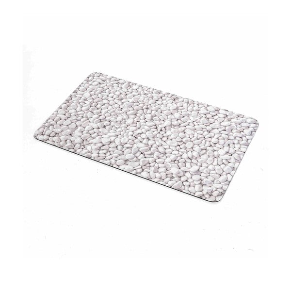 Covoraș de baie alb-gri din cauciuc 50x80 cm Leandra – douceur d'intérieur-image-2