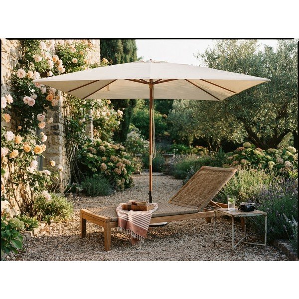 Umbrelă de soare bej 300x400 cm Syros – Bizzotto-image-1