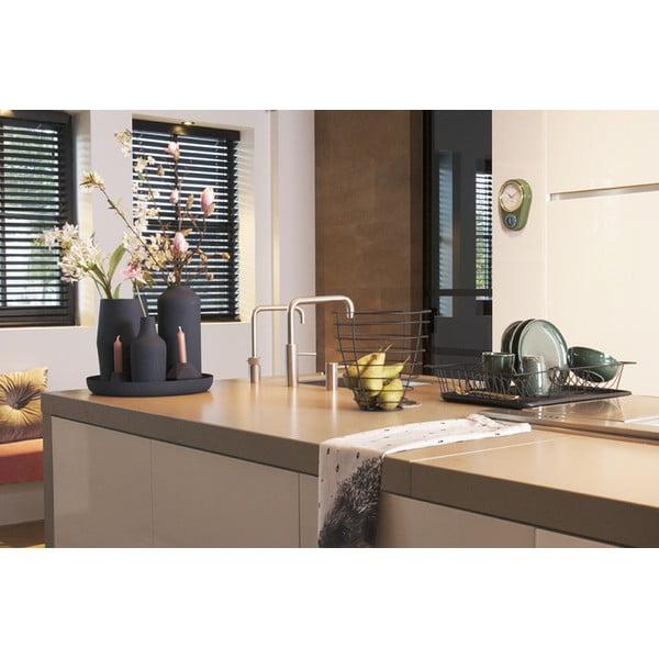 Suport pentru scurs vase PT LIVING Linea, negru-image-1