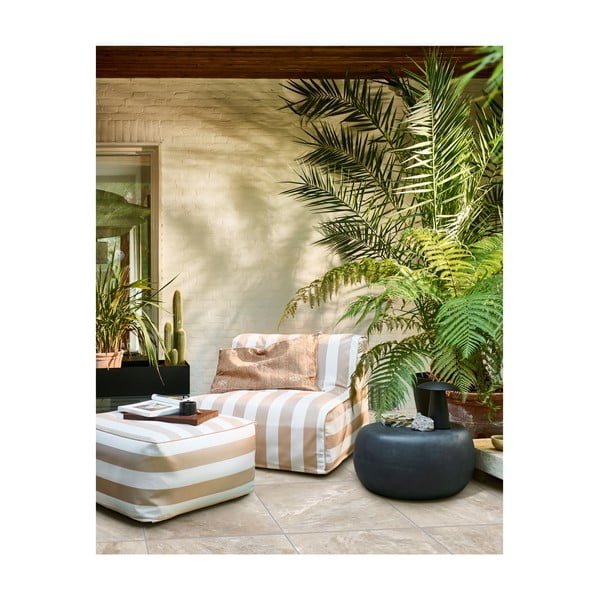 Puf de grădină gonflabil alb/bej Sit On Air – vtwonen-image-4