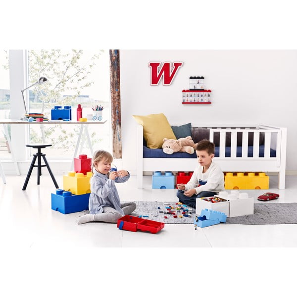 Cutie depozitare cu 2 sertare LEGO®, alb - bej-image-1