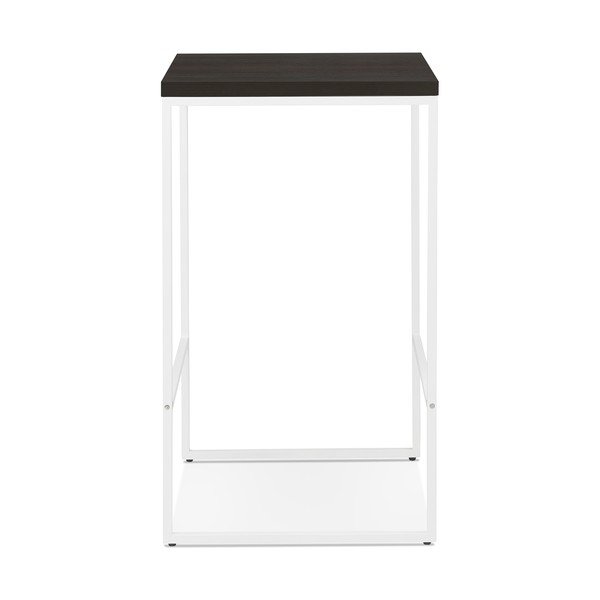 Masă de bar cu picoare albe Kokoon Tikafe, înălțime 105 cm, negru-image-2