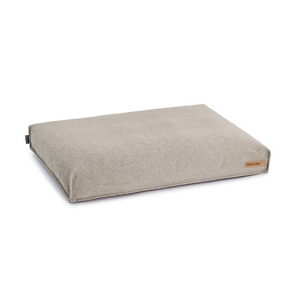 Saltea maro deschis pentru câini din material bouclé 120x90 cm Mondo Cappuccino L – MiaCara