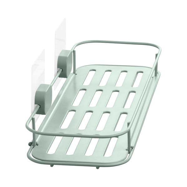 Raft pentru baie verde mentă autoadeziv din metal Grena – Compactor-image-4