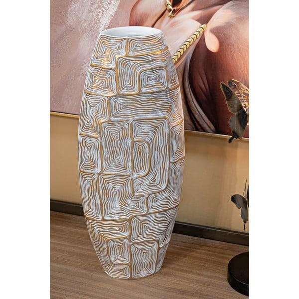 Vază aurie din polirășină (înălțime 59,5 cm) Eclips – Mauro Ferretti-image-1