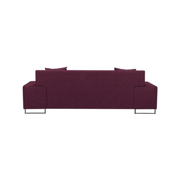 Canapea cu picioarele de culoare neagră Cosmopolitan Orlando, mov, 220 cm-image-4