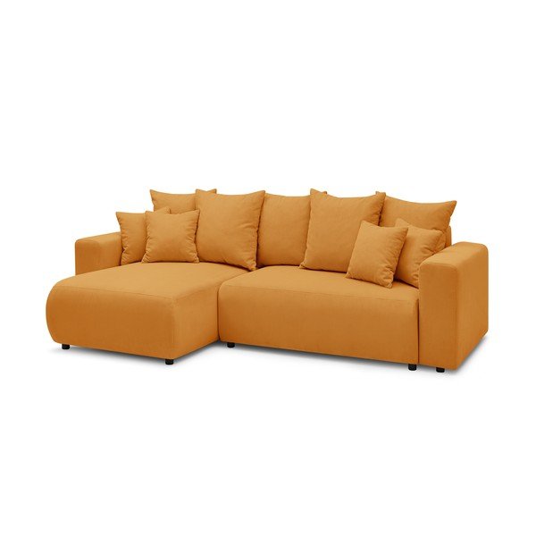 Colțar extensibil variabil din reiat Bobochic Paris Envy, galben muștar-image-4