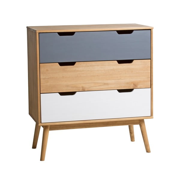 Comodă din lemn masiv de pin Marckeric Cusco, lățime 80 cm-image-3