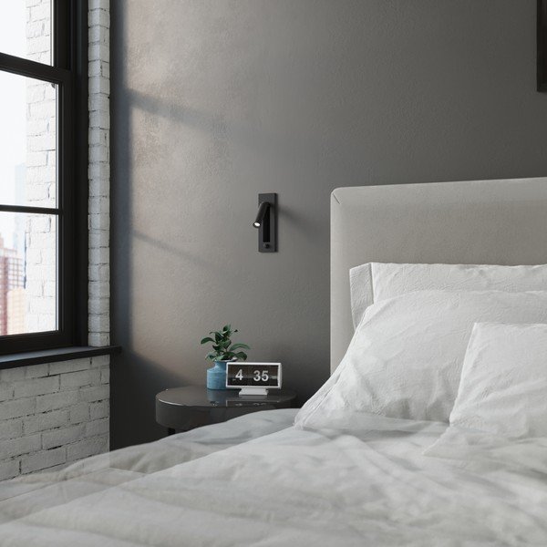 Aplică de perete neagră din metal Chimery – Sollux-image-2