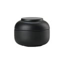 Organizator de baie negru pentru dischete demachiante din gresie ceramică Sensu – Zone