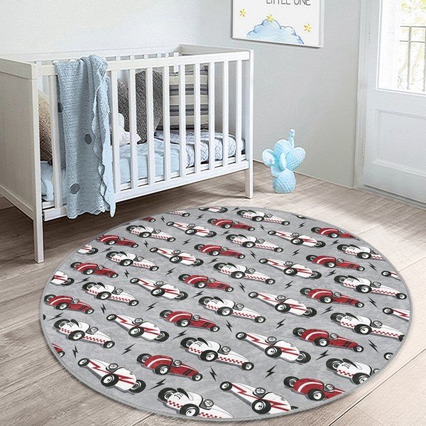 Covor pentru copii gri ø 120 cm Comfort – Mila Home-image-4