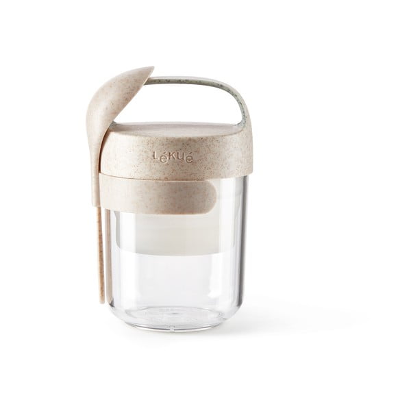 Recipient pentru iaurt cu lingură To Go Organic – Lékué