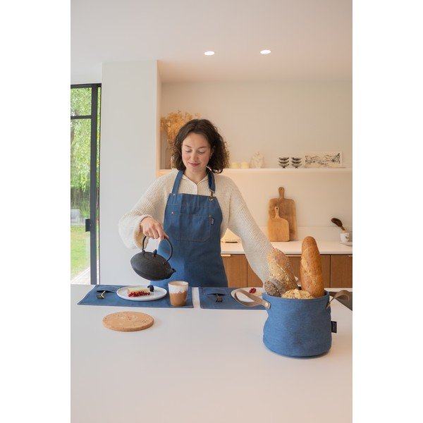 Suport pentru farfurii din material textil 45x33 cm Indigo – Tiseco Home Studio-image-3