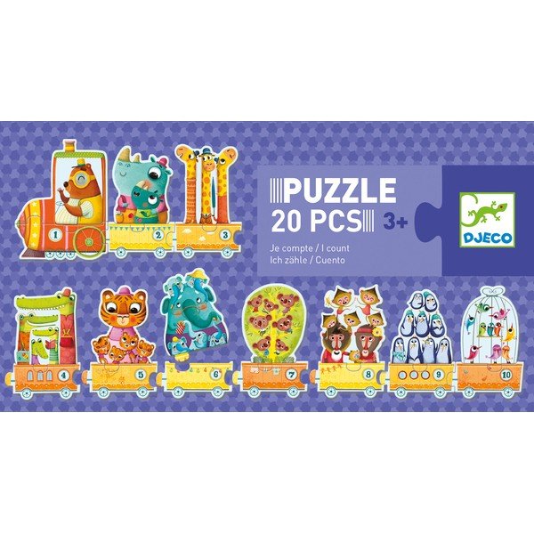 Puzzle pentru copii Djeco Trio Aritmetician-image-1