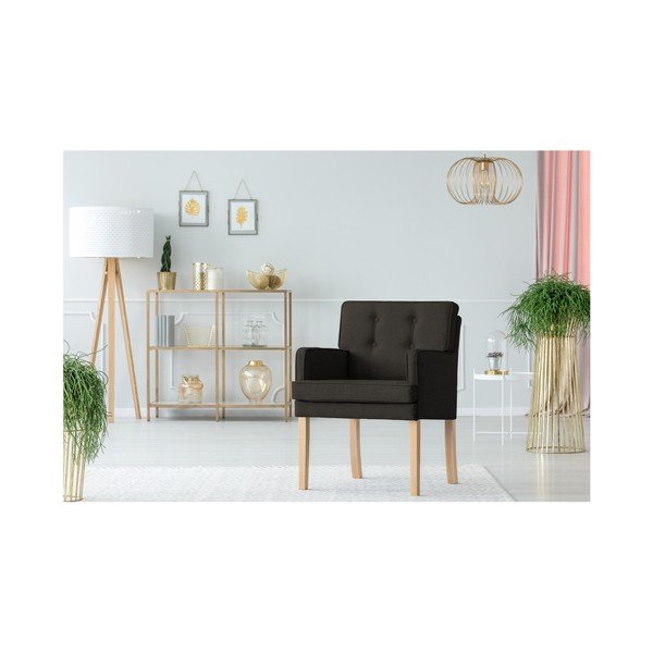 Fotoliu Micadoni Home Mista, negru-image-3