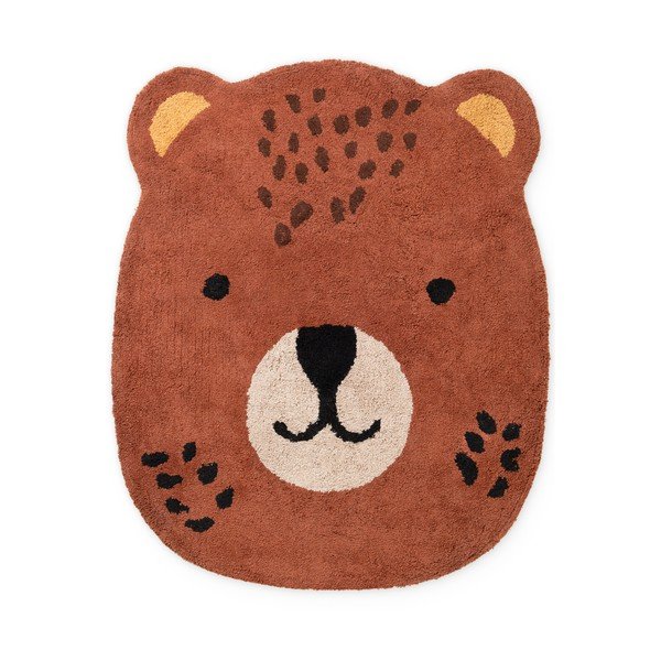Covor pentru copii maro lavabil/țesut manual din bumbac 120x149 cm Snuggle Berry – Hanse Home